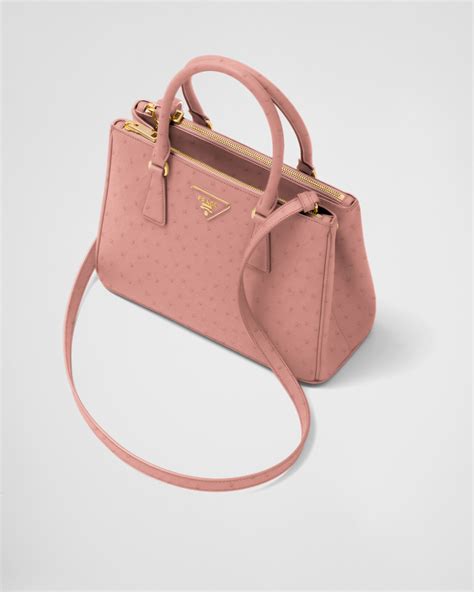 orsetto prada|Orchid Pink Medium Prada Galleria Ostrich Leather Bag .